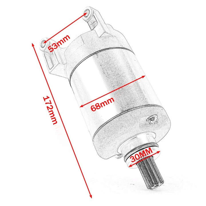 Motor Partida Quadriciclos Atvs Ram Canyon/ Thrasher 503/500/520/Rr Smc