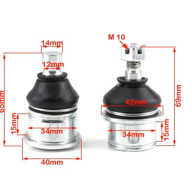 Pivô da Suspensão (Kit 4 Peças) Quadriciclos Atvs/ Utvs