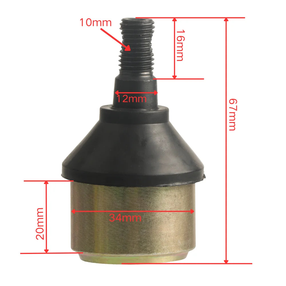 Pivô da Suspensão Superior e Inferior (Kit C/ 2 ou 4 Pçs.)Quadriciclos Atvs Sportsman/ Ranger 450 a 800 Polaris