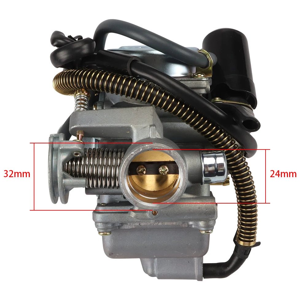 Carburador Completo Quadriciclos Atvs 125/ 150/ 200 MXF