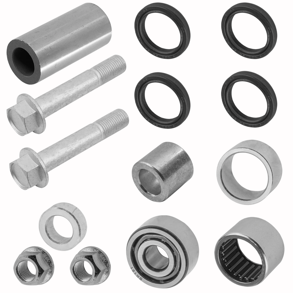 Kit de Buchas do Braço Oscilante Traseiro Quadriciclos Atvs TRX 420 Honda