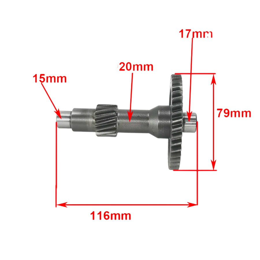 Engrenagens E Ou Eixo Caixa Cambio Quadriciclos Atvs 150/200 Shineray/ MXF
