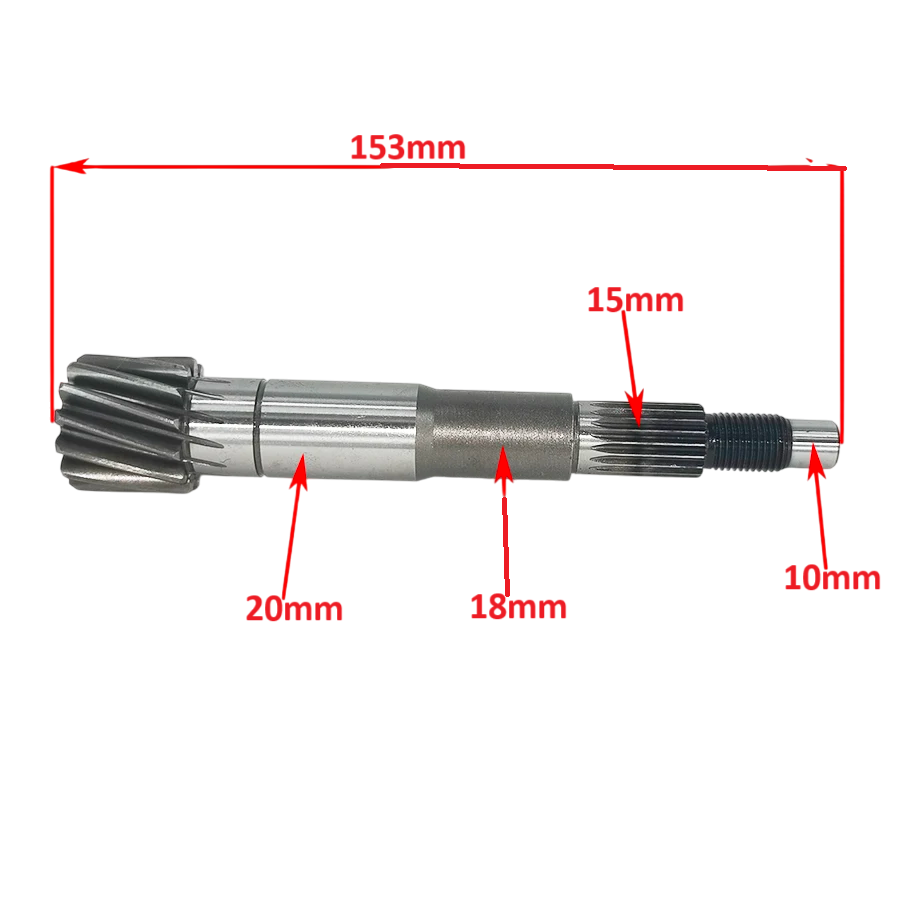 Engrenagens E Ou Eixo Caixa Cambio Quadriciclos Atvs 150/200 Shineray/ MXF