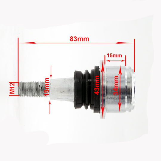 Pivô Da Suspensão (04 Pçs) Quadriciclos Atvs De 450cc Á 1000cc Can Am