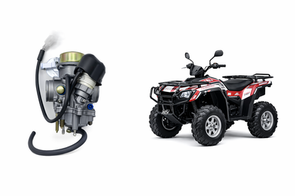 Carburador Completo Quadriciclos Atvs Quadrilander 300 Acellera