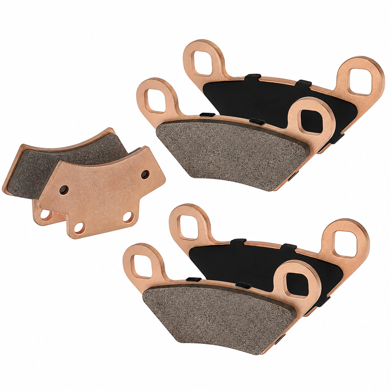 Pastilhas de Freio Dianteira e Traseira(Jogo)Quadriciclos Atvs 250/300/350/400/500 Polaris