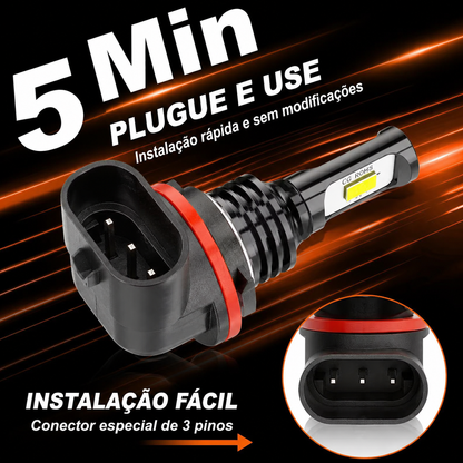 Lâmpada de LED HP5 (2 Peças) Quadriciclos Atvs TRX 350/420/500 Honda
