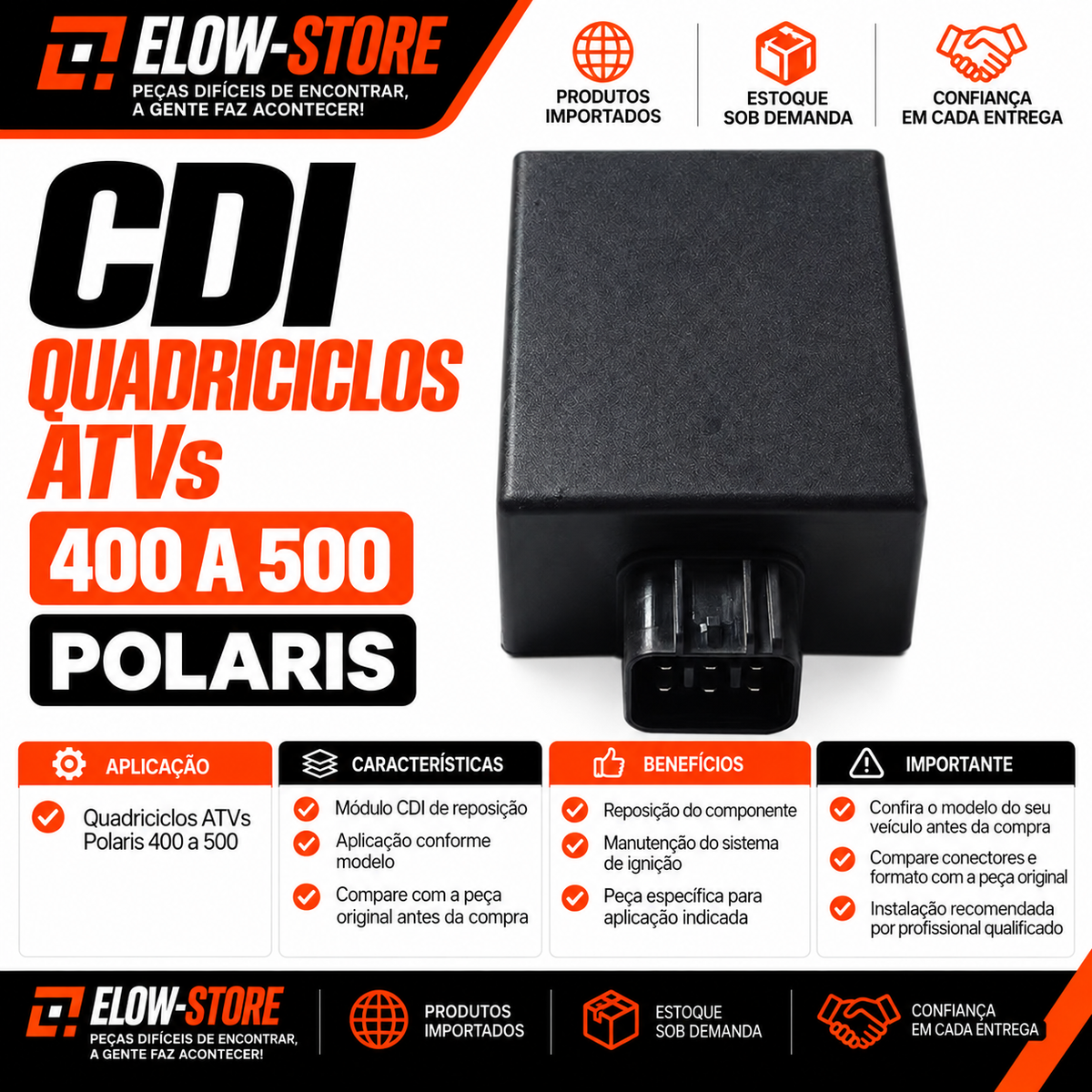 Cdi Quadriciclos Atvs De 400 Á 500 Polaris