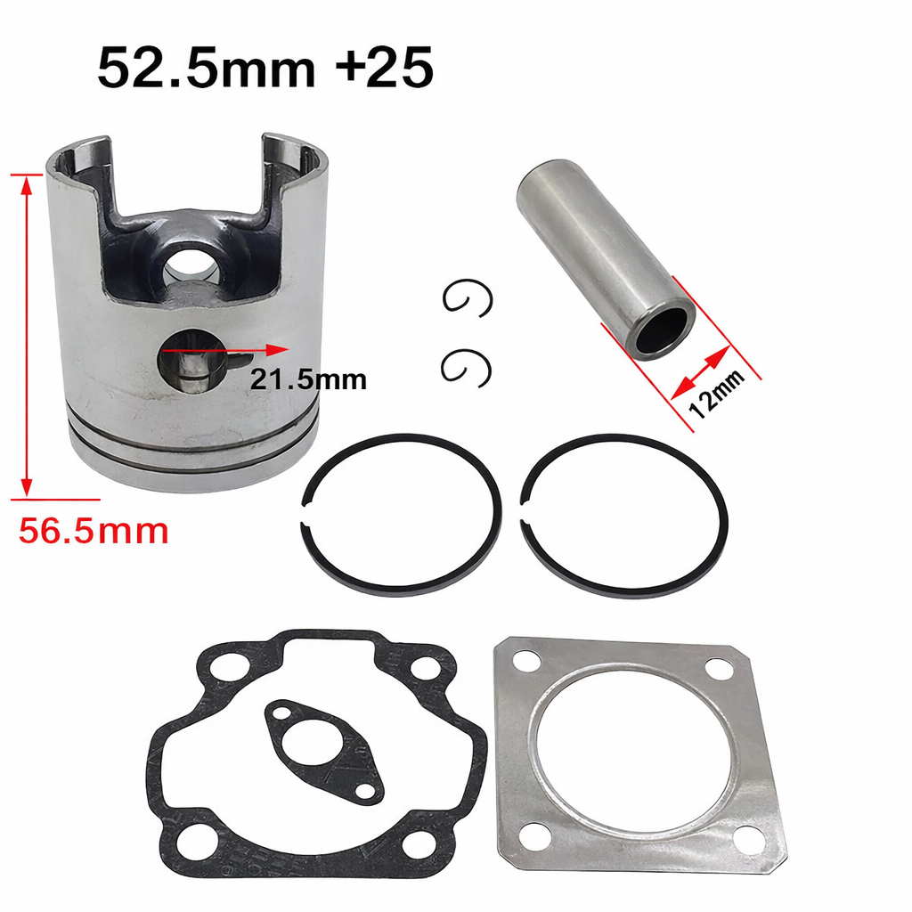 Pistão Com Anéis Completo Scooter Ag/Av 100 Suzuki