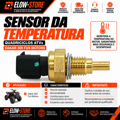 Sensor da Temperatura Quadriciclos Atvs Dakar 300 Fun Motors