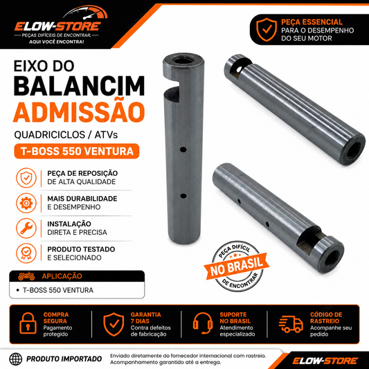 Eixo do Balancim Admissão Quadriciclos Atvs T-Boss 550 Ventura