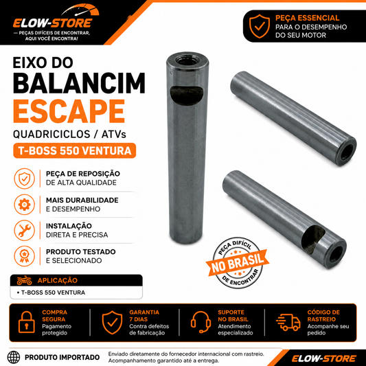 Eixo do Balancim Escape Quadriciclos Atvs T-Boss 550 Ventura