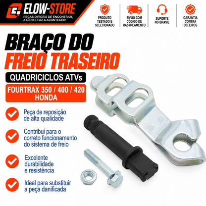 Braço do Freio Traseiro Quadriciclos Atvs Fourtrax 350/ 400/ 420 Honda