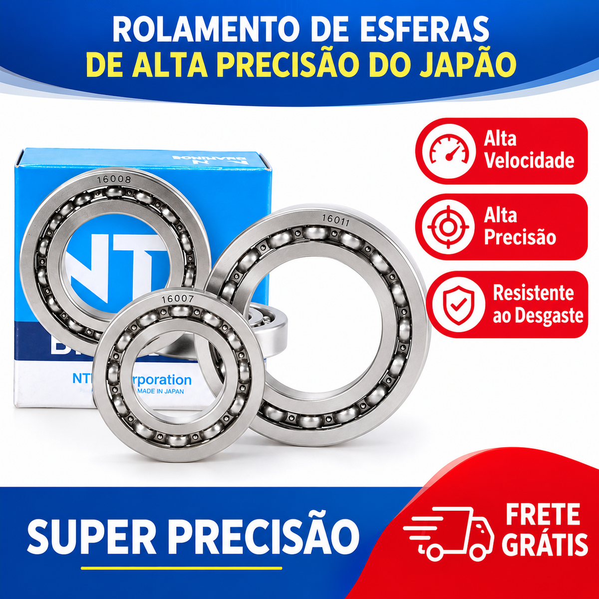 Rolamento 40x68x15 Alta Precisão