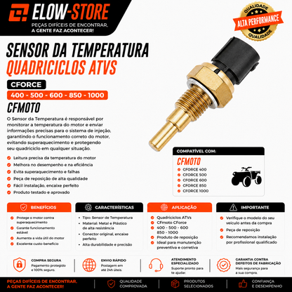 Sensor da Temperatura Quadriciclos Atvs CForce 400-500-600-850-1000 CFmoto