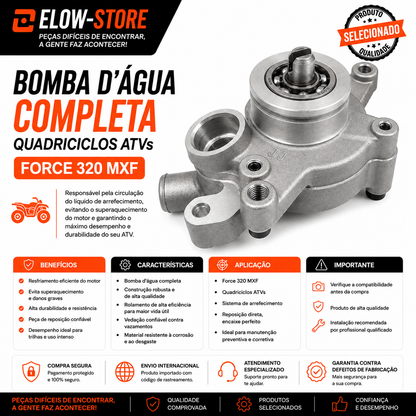 Bomba D'água Completa Quadriciclos Atvs Force 320 MXF