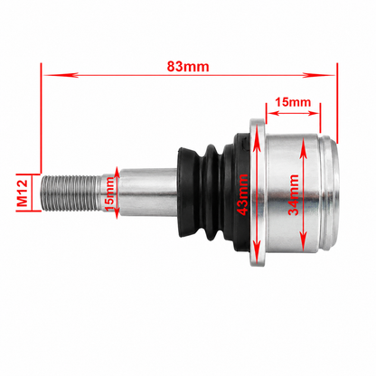 Pivô Da Suspensão (04 Pçs) Quadriciclos Atvs De 450cc Á 1000cc Can Am