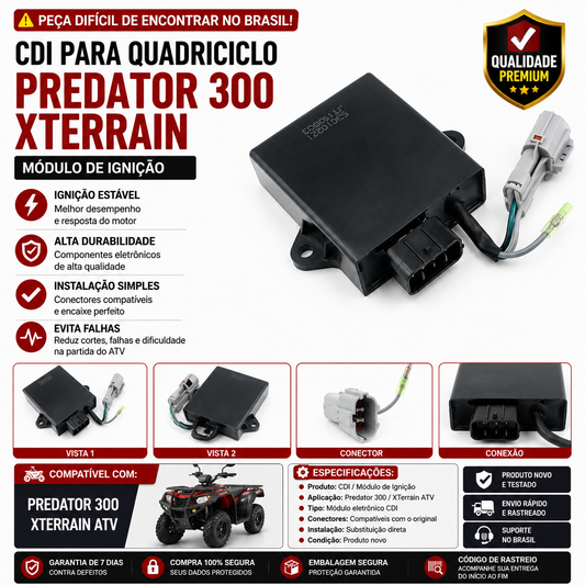 CDI Quadriciclo ATV Predator 300 XTerrain