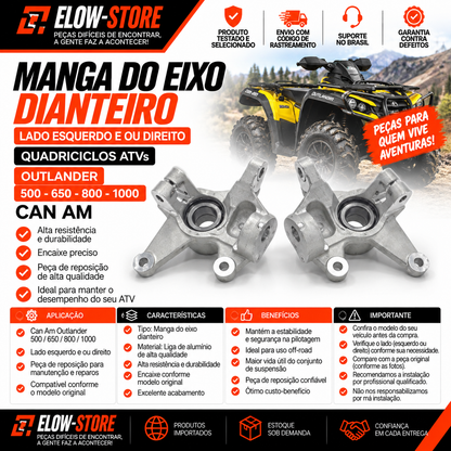 Manga do Eixo Dianteiro Lado Esquerdo e ou Direito Quadriciclos Atvs Outlander 500-650-800-1000 Can Am