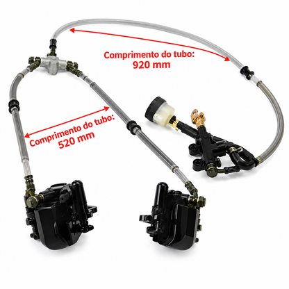 Conjunto Freio Traseiro Completo Quadriciclos Atvs de 150/ 200 e 250cc