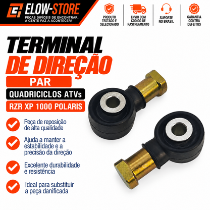 Terminal de Direção (Par) Quadriciclos Atvs RZR XP 1000 Polaris