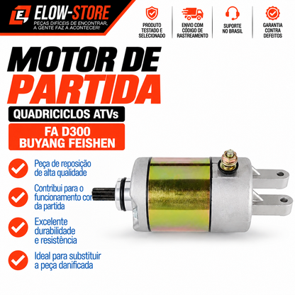 Motor de Partida Quadriciclos Atvs FA D300 Buyang Feishen