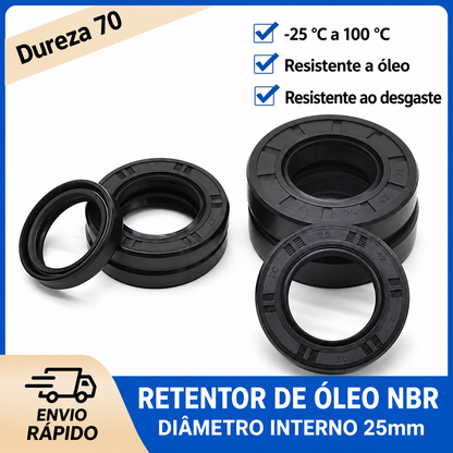 Retentor 25x40x7 Para Transmissão de Quadriciclos Atvs