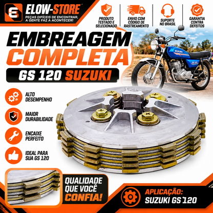 Embreagem Completa Gs 120 Suzuki