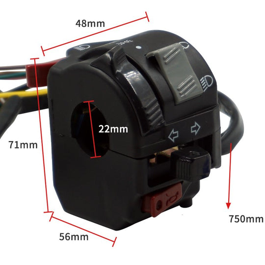 Conj. Interruptor (Par) Scooter Nmax 160 Yamaha