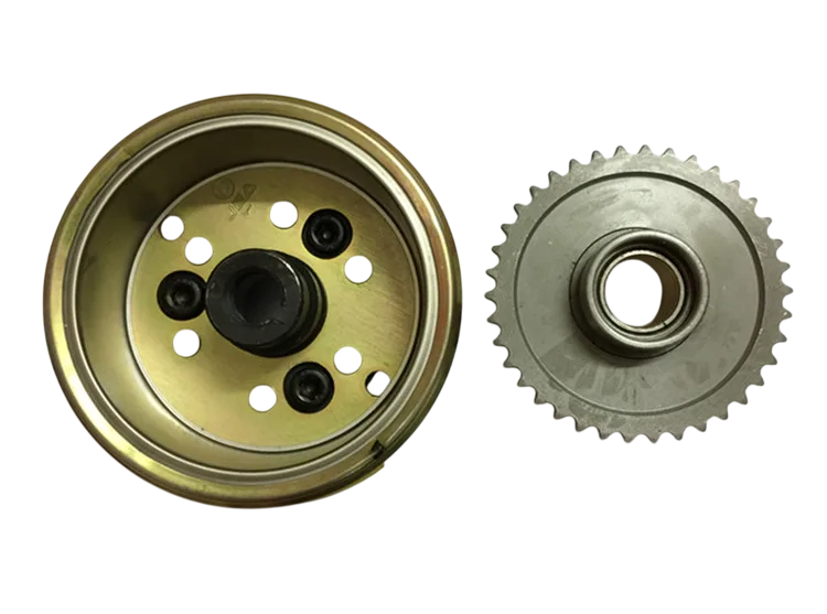 Rotor Magneto Com Placa E Engrenagem Da Partida Quadriciclos Atvs 250 Loncin