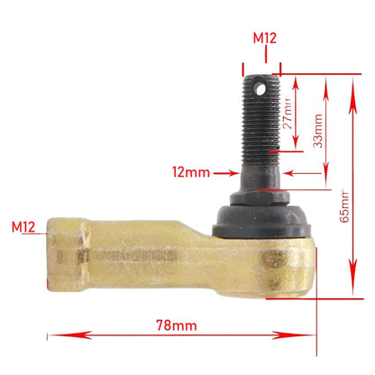 Terminal Direção 12mm Quadriciclos Atvs XY200ST-6A Shineray