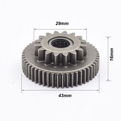 Engrenagem Dupla Da Partida Quadriciclos Atvs 70/90 Can Am