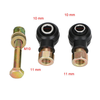 Terminal Direção 10mm/11mm (2 Pares) Quadriciclos Atvs Sportman 500 Polaris