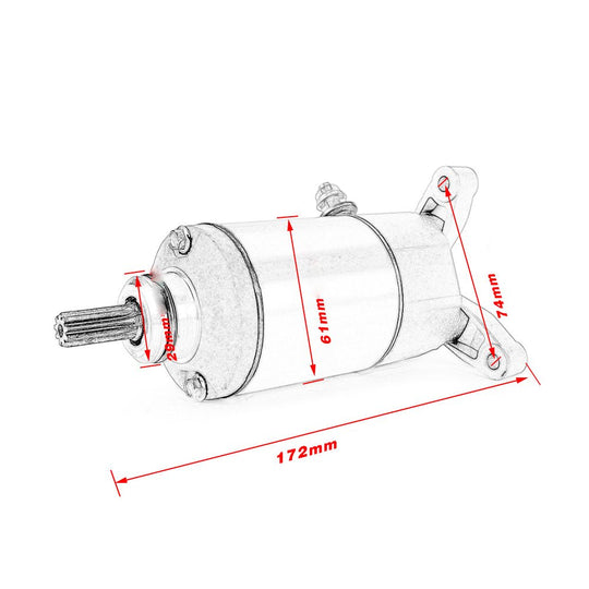 Motor Partida Mirage 650/ Comet Gt-R 650 Kasinski