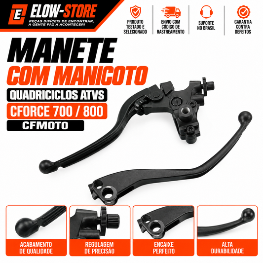 Manete Direito e ou Esquerdo e com Manicoto Quadriciclos Atvs CFfoce 700/ 800 CFmoto