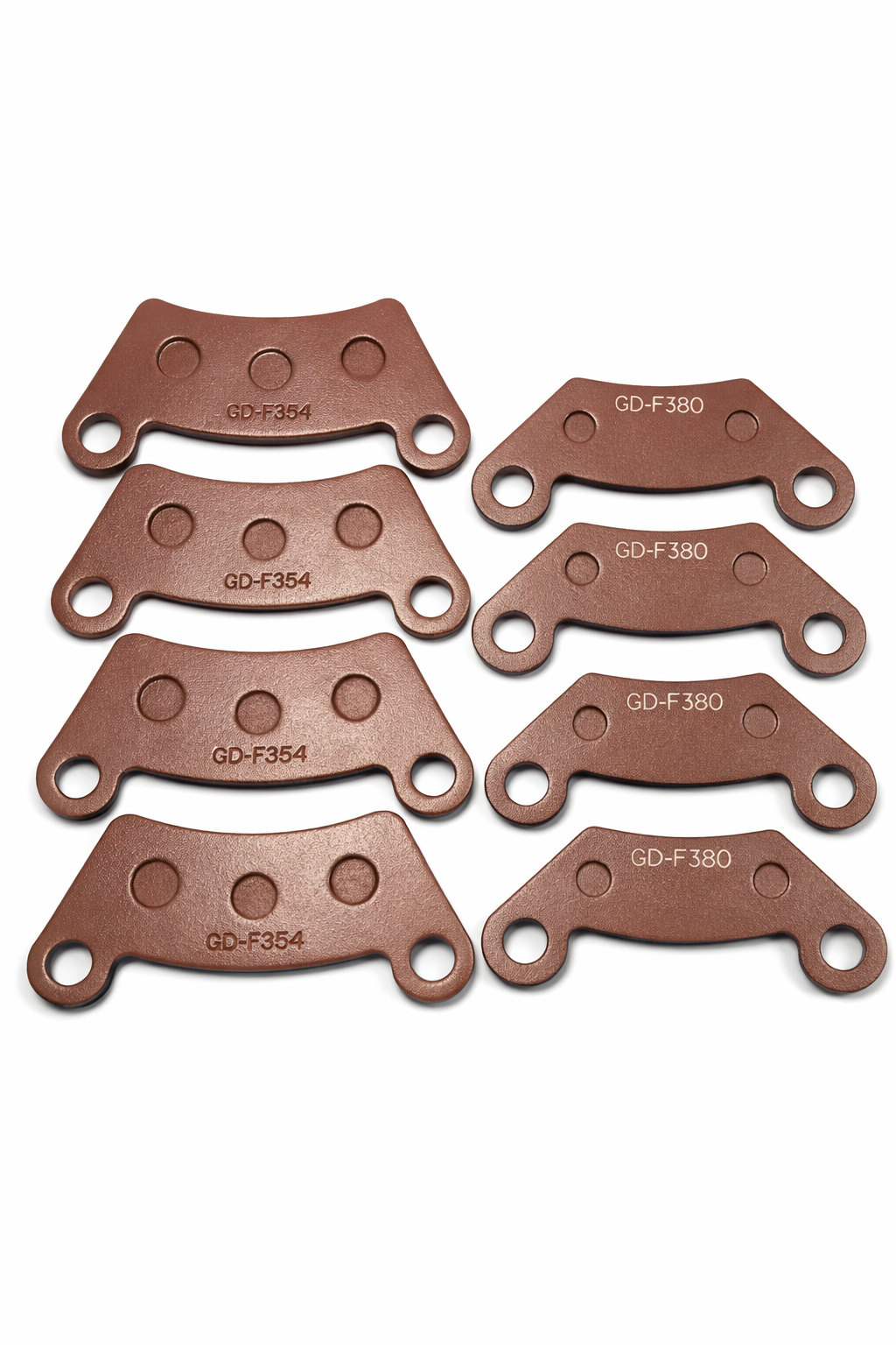 Pastilha Freio Dianteira e Traseira (4 Pçs) Quadriciclos Atvs Quadrilander 300 Acellera