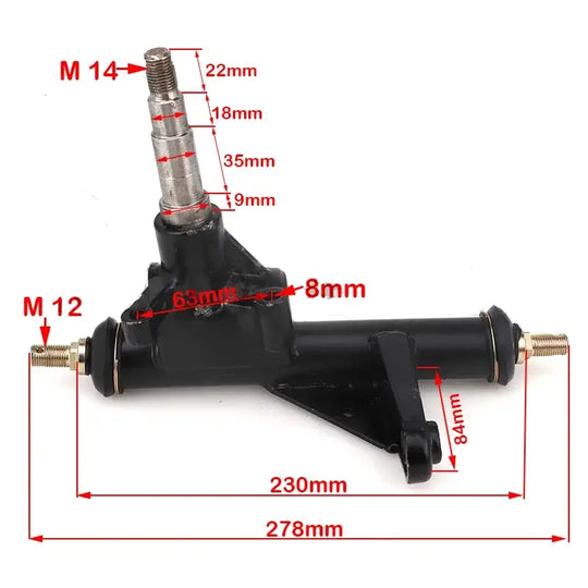 Braço/ Barra De Torção De Direção 240mm (Par) Buggy E Karts De 110 Á 200