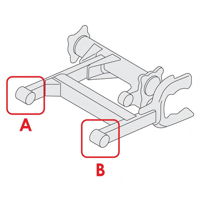 Kit de Buchas do Braço Oscilante Traseiro Quadriciclos Atvs TRX 420 Honda