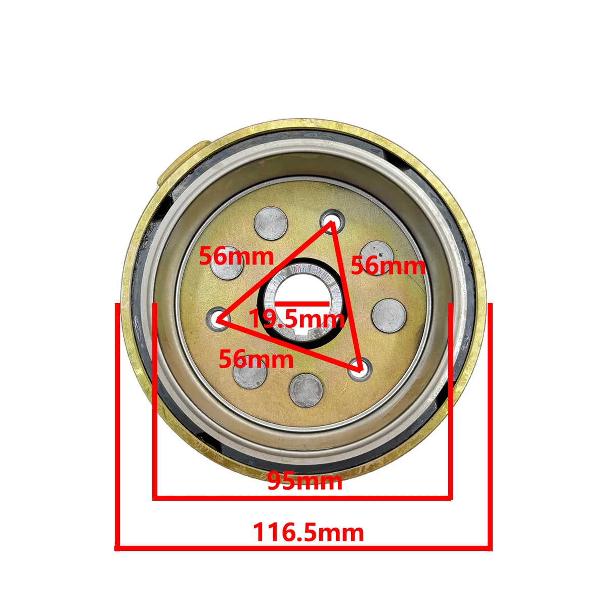 Rotor Magneto Quadriciclos Atvs 250 Jianshe/ Roketa/ Loncin