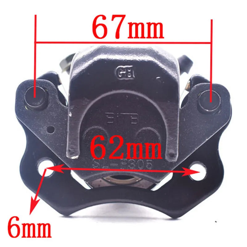 Caliper de Freio Diant./Tras. Lado Direito ou Esquerdo para Quadriciclos Atvs de 50cc a 200cc