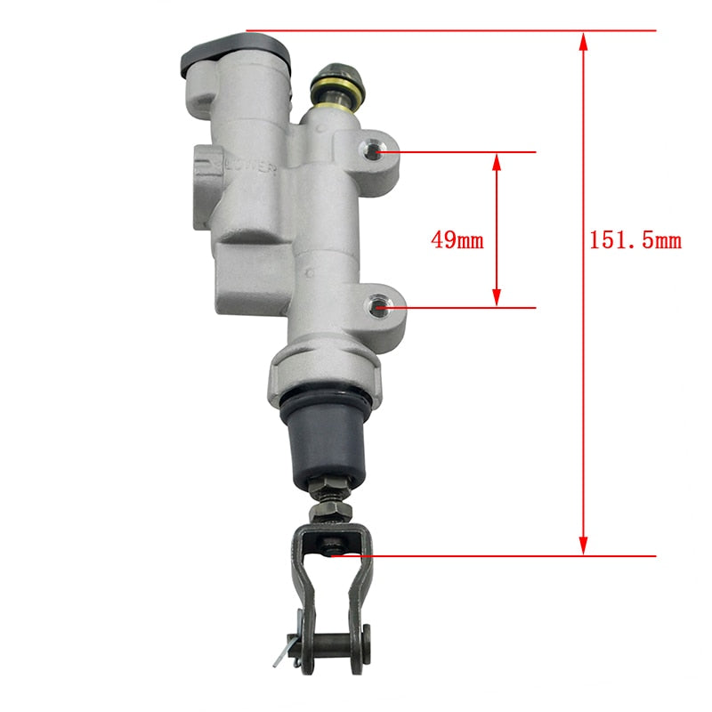 Caliper E Cilindro Mestre Freio Traseiro Cr/Crf 125/250/450 Honda