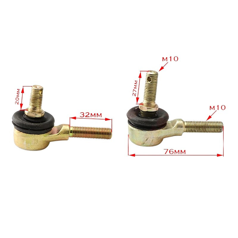 Terminal Direção 10mm (Par) Quadriciclos Atvs YFB/ YFM 250/ 350/ 400 Yamaha