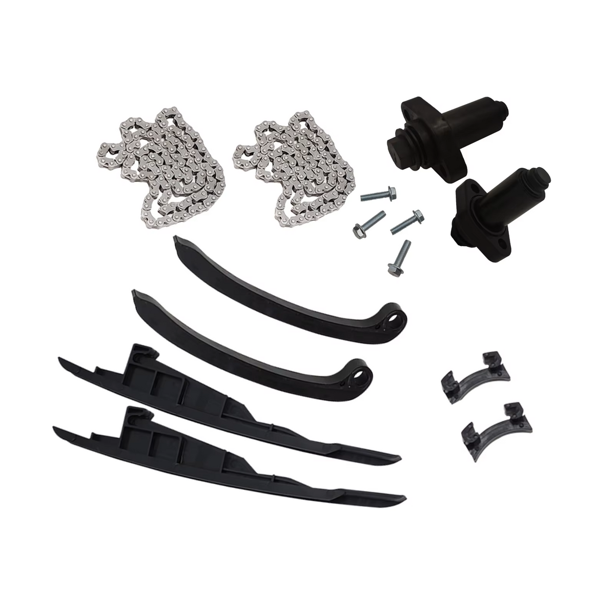 Kit de Guia, Tensor, Tensionador e Corrente de Comando Quadriciclos Atvs Outlander 400-500-570-650-800 Can Am