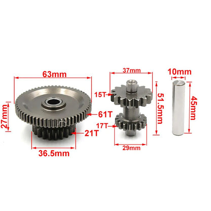 Engrenagem Dupla Partida Motos E Quadriciclos Atvs 200/ 250
