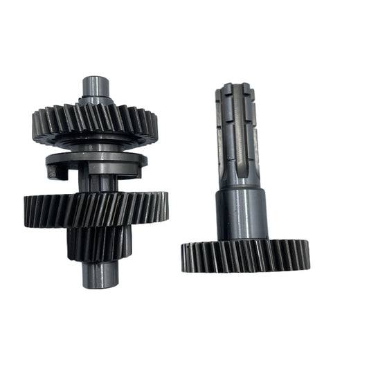Engrenagem E Eixo Caixa Cambio (Kit) Quadriciclos Atvs Braves 200 Bull
