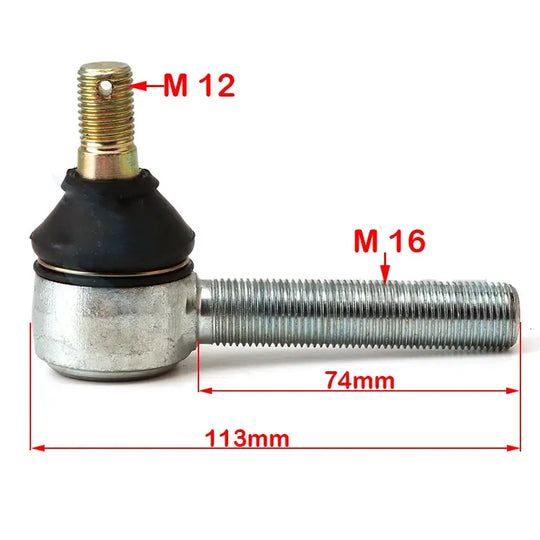 Terminal Direção 12mm/14mm - 16mm Quadriciclos Atvs De 150 Á 250