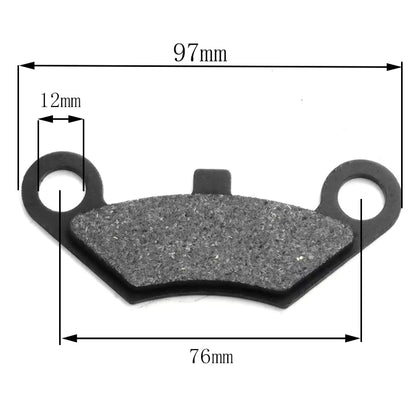 Pastilha de Freio (02 Pares) Quadriciclos Atvs Farmer 200 MXF