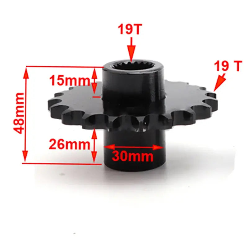 Pinhão Transmissão (19 Dentes) Quadriciclos Atvs De 125 Á 200