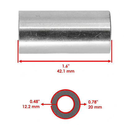 Kit de Buchas do Braço Oscilante Traseiro Quadriciclos Atvs TRX 420 Honda