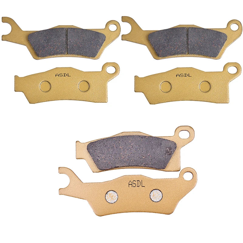 Pastilhas de Freio Dianteiras e Traseiras (kit 3 Pares) Quadriciclos Atvs Outlander/ Renegade 450-570-650-800-1000 Can Am
